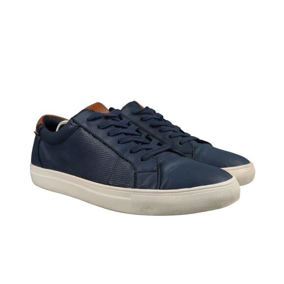 14th & Union Shoes Mens 9.5 Sneakers Lifestyle Casual Classic Low Lace Up Blue - Picture 1 of 14